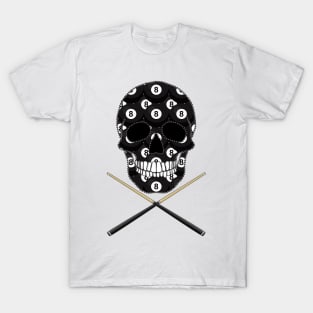 Skull with Cues T-Shirt